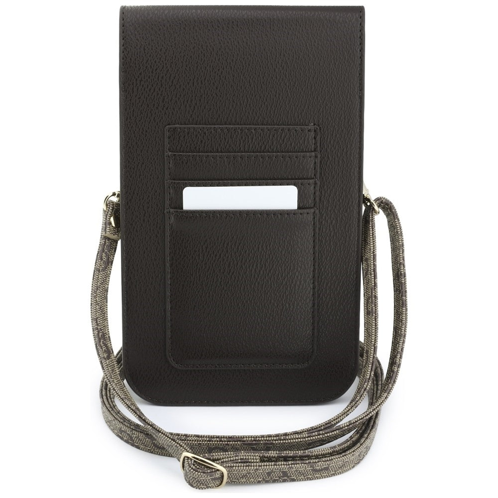 Universele Telefoontas, Guess, 4G Grained Classic Logo, Bruin