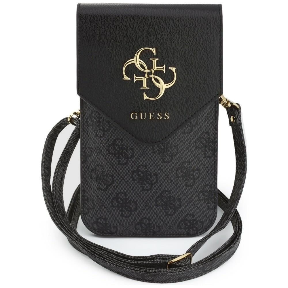 Universelle Handytasche, Guess, 4G Grained Classic Logo, Schwarz