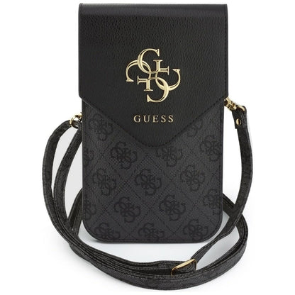 Universelle Handytasche, Guess, 4G Grained Classic Logo, Schwarz