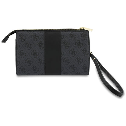 Universele telefoontas, Guess, 4G Round Classic Logo Stripe, zwart