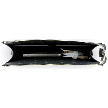 Universele telefoontas, Guess, 4G Round Classic Logo Stripe, zwart