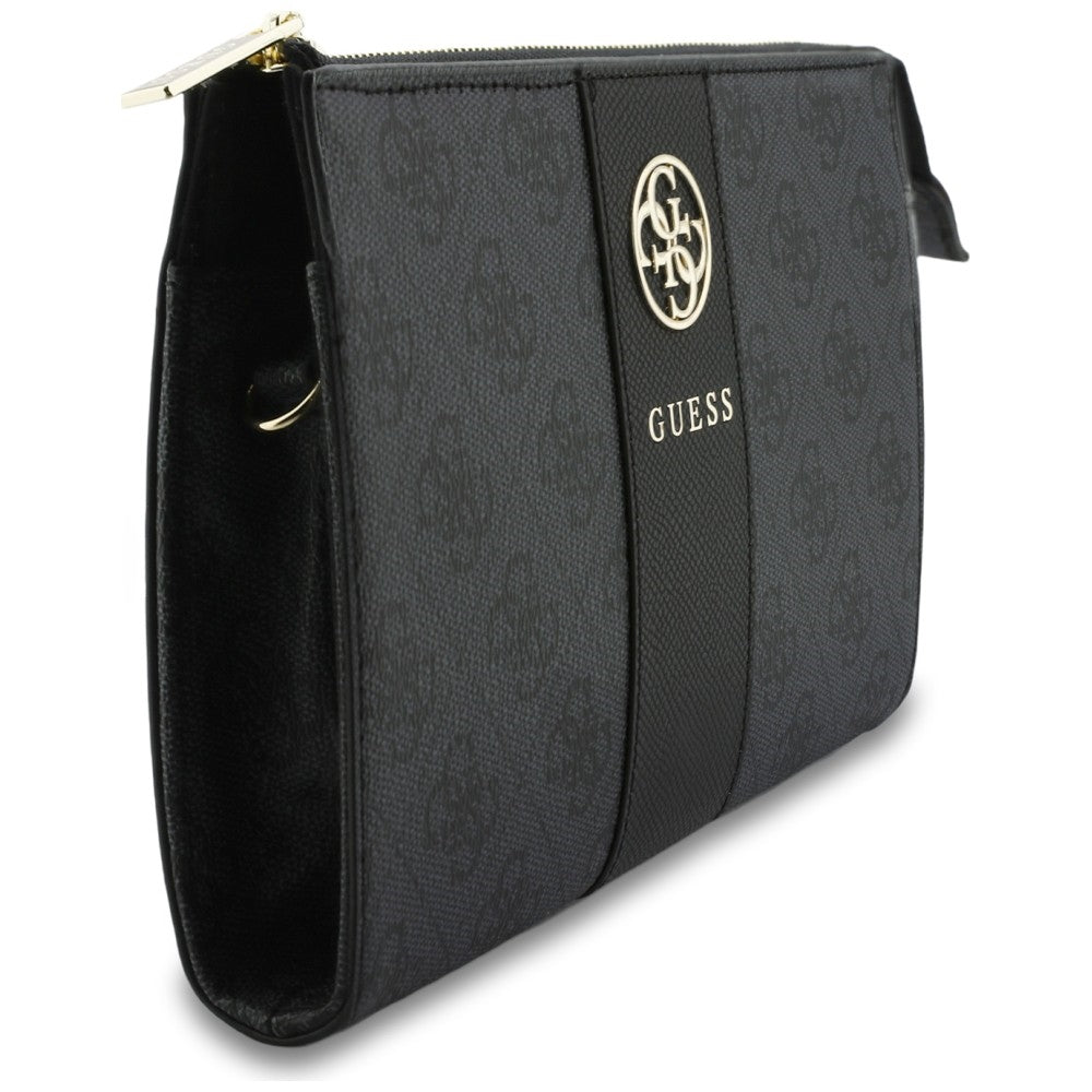 Universele telefoontas, Guess, 4G Round Classic Logo Stripe, zwart