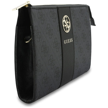Universele telefoontas, Guess, 4G Round Classic Logo Stripe, zwart