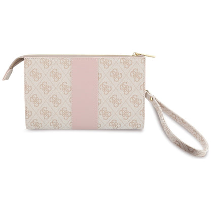Sac universel pour téléphone, Guess, 4G Round Classic Logo Stripe, rose