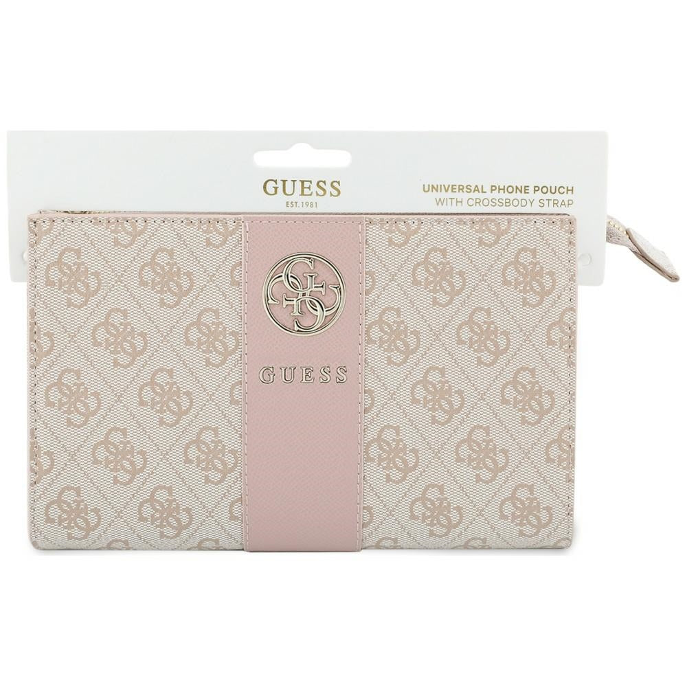 Sac universel pour téléphone, Guess, 4G Round Classic Logo Stripe, rose