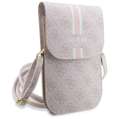 Universaltasche für Telefon, Guess, 4G Stripes, Rosa