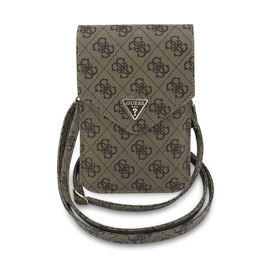 Universaltasche für Telefon, Guess, Fliptok Triangle 4G, Braun