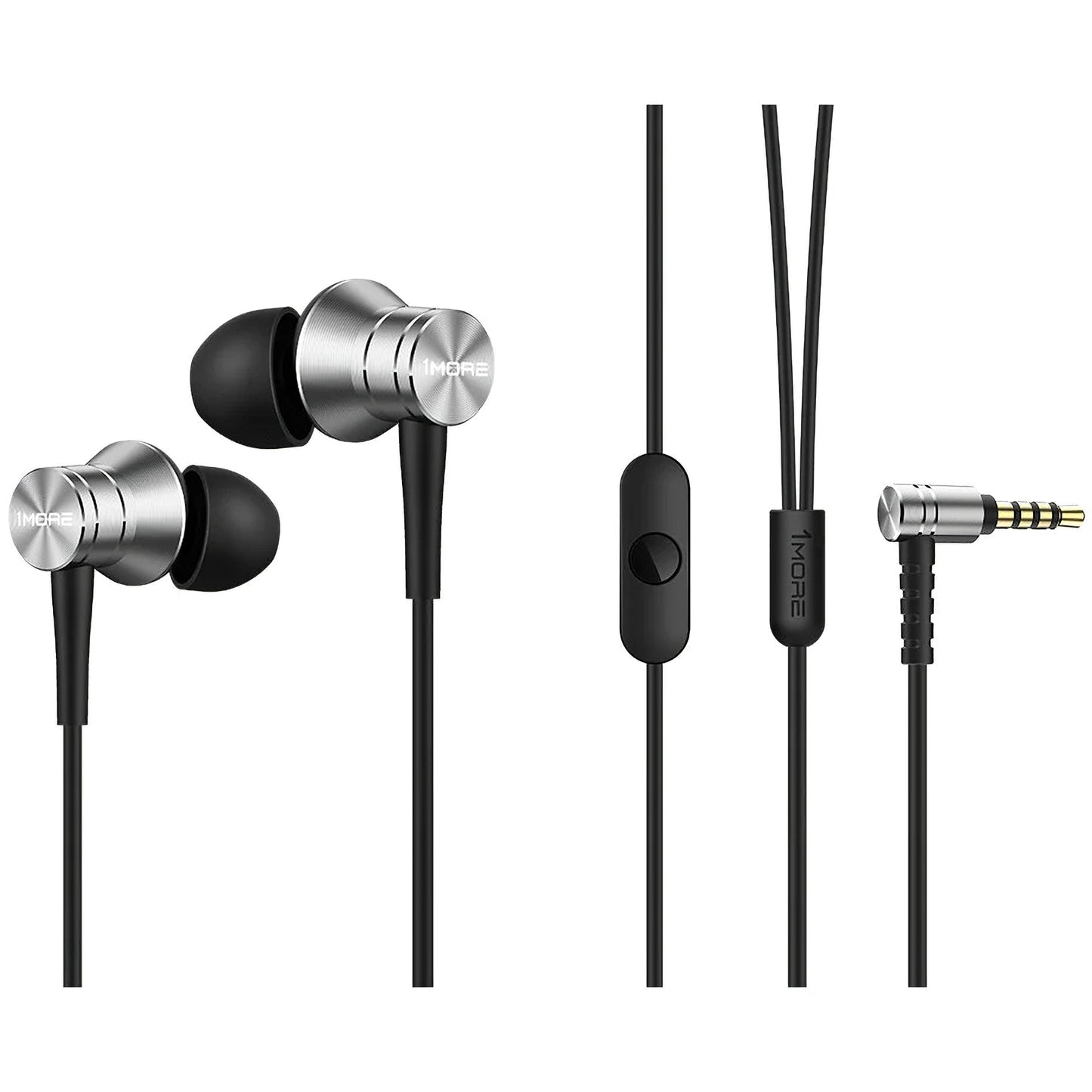 Handsfree 3,5mm 1More Piston Fit E1009, Grijs 