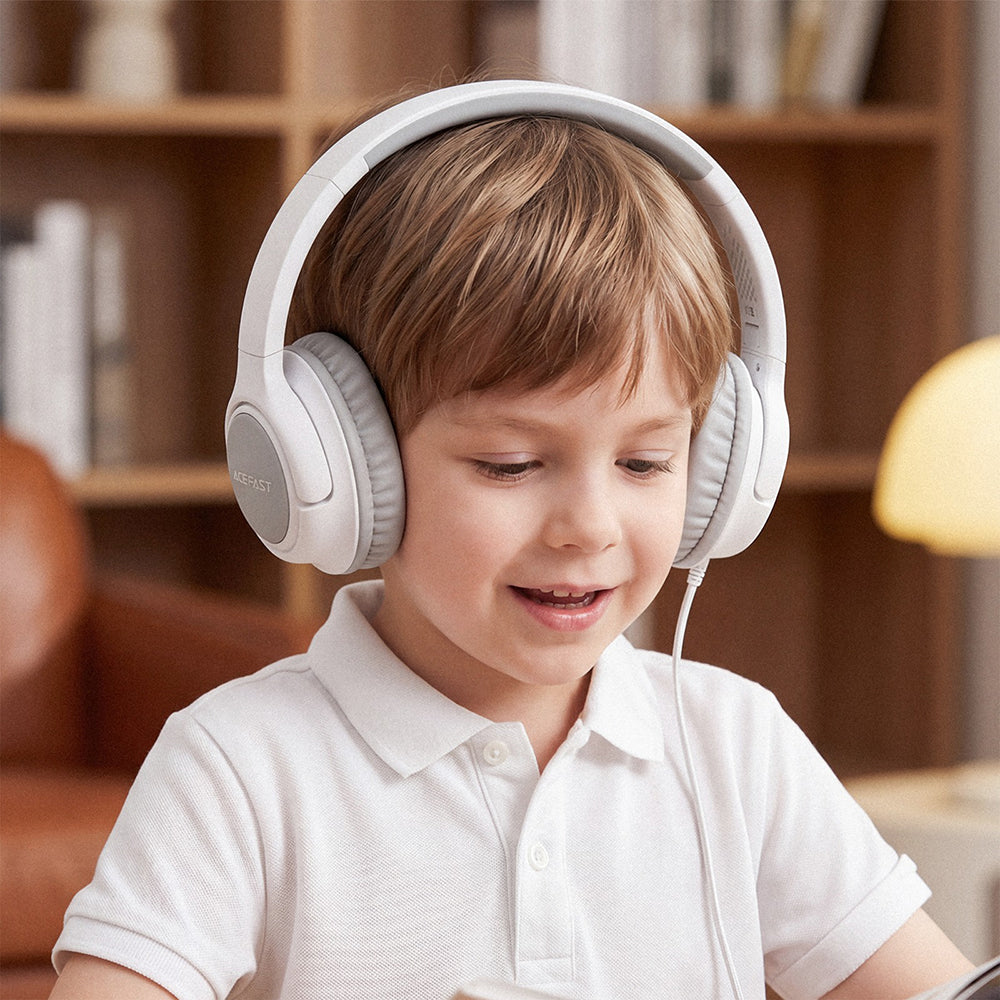 Handsfree 3,5mm Acefast H18 Kids, Grijs