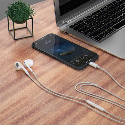 Handsfree 3.5mm Dudao X14Pro, Wit