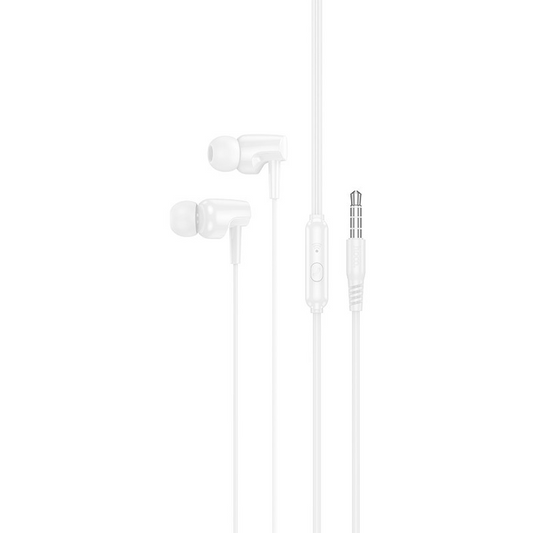 Handsfree 3.5mm HOCO M112, Wit