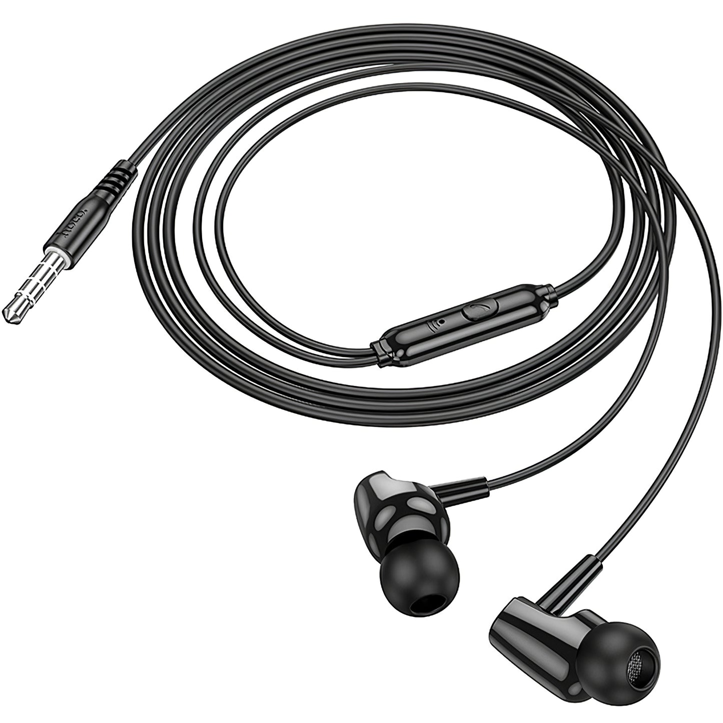 Kit mains libres 3.5mm HOCO M112, Noir