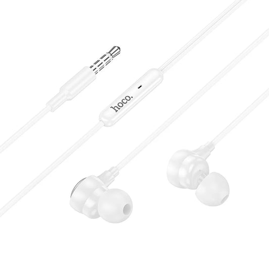 Handsfree 3.5mm HOCO M116, Wit