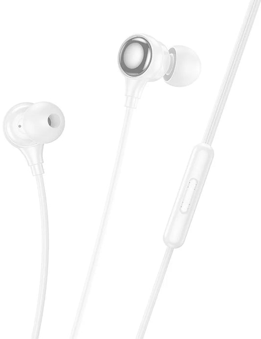 Handsfree 3.5mm HOCO M116, Wit