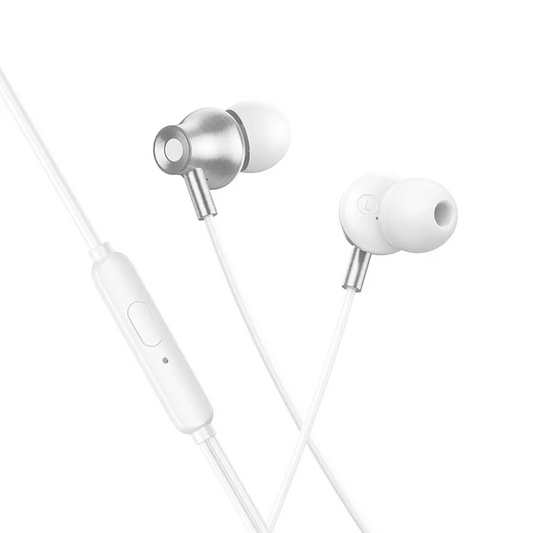 Handsfree 3.5mm HOCO M119, Zilver