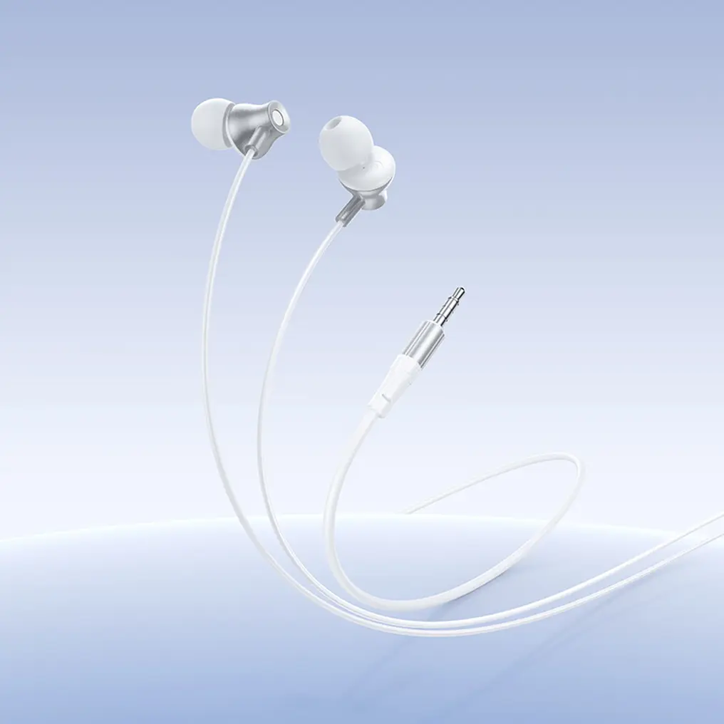 Handsfree 3.5mm HOCO M119, Zilver