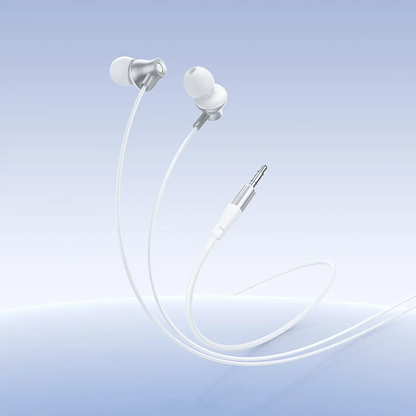 Handsfree 3.5mm HOCO M119, Zilver