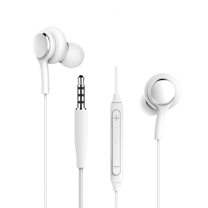 Handsfree 3,5 mm WiWu EB310, Wit 