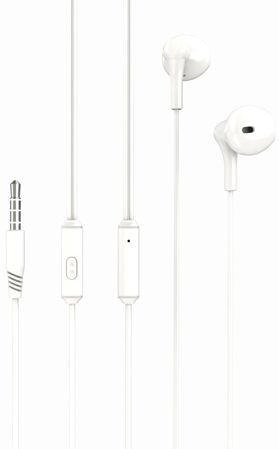 Handsfree 3.5mm XO Design EP39, Wit