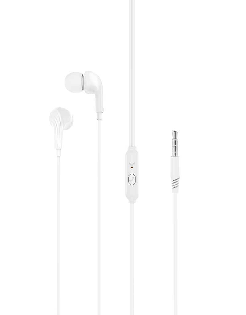 Handsfree 3.5mm XO Design EP86, Wit