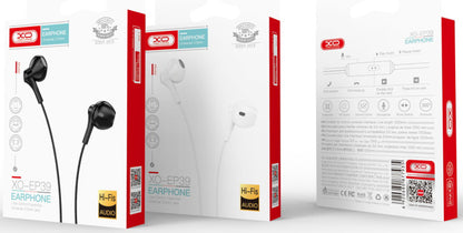 Handsfree 3.5mm XO Design EP39, Wit