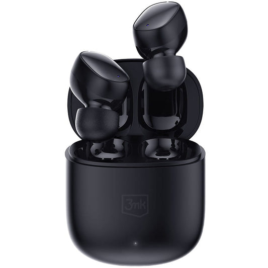 Écouteurs Bluetooth sans fil 3MK FlowBuds, TWS, Noir