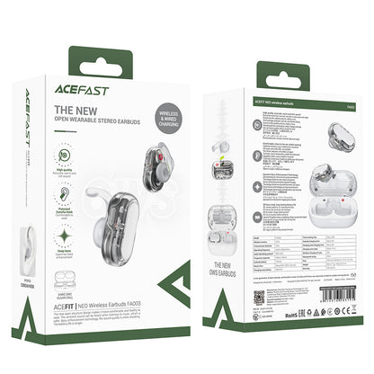 Handsfree Bluetooth Acefast Acefit Neo, TWS, Weiß