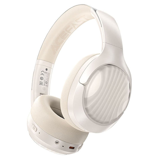 Handsfree Bluetooth Acefast H5, A2DP, ANC, Wit