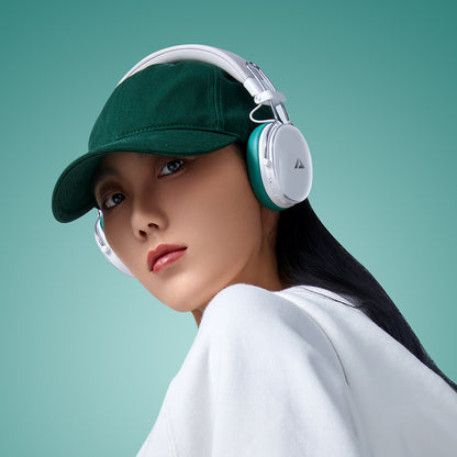 Handsfree Bluetooth Acefast H7, A2DP, ANC, Wit