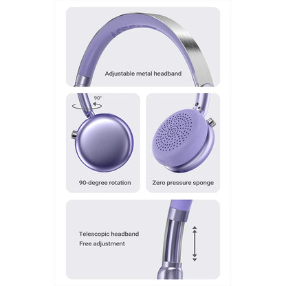 Kit mains libres Bluetooth Acefast H8, A2DP, ANC, Argenté