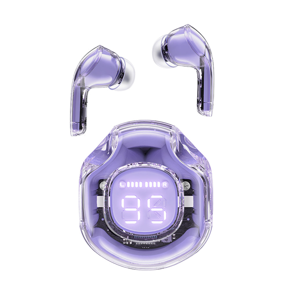 Handsfree Bluetooth Acefast T8, TWS, Paars