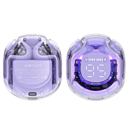 Handsfree Bluetooth Acefast T8, TWS, Paars