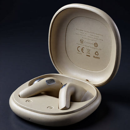 Handsfree Bluetooth Acefast W3, TWS, ANC, Khaki