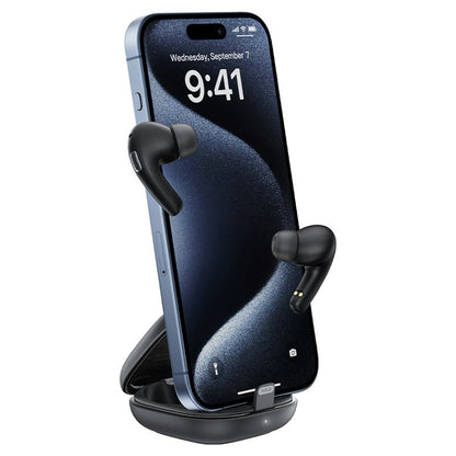 Handsfree Bluetooth Acefast W4, TWS, Zwart