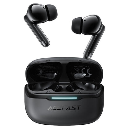 Handsfree Bluetooth Acefast W5, TWS, ANC, Zwart