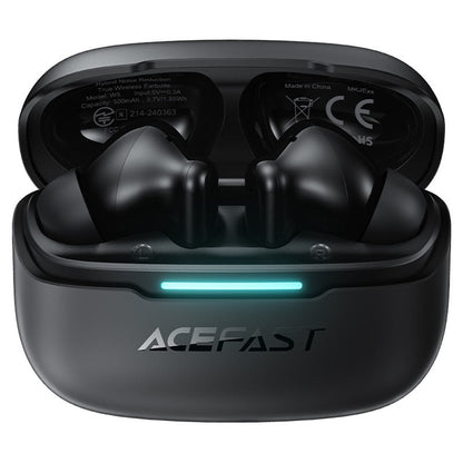 Handsfree Bluetooth Acefast W5, TWS, ANC, Zwart