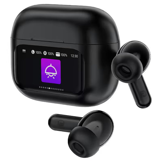 Handsfree Bluetooth Acefast W6, TWS, ANC, Zwart