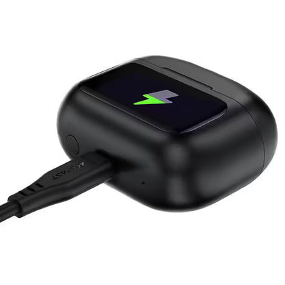 Kit mains libres Bluetooth Acefast W6, TWS, ANC, Noir