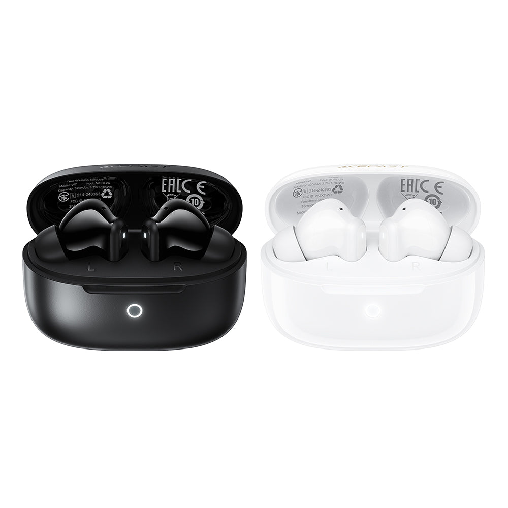 Handsfree Bluetooth Acefast W7, TWS, Zwart