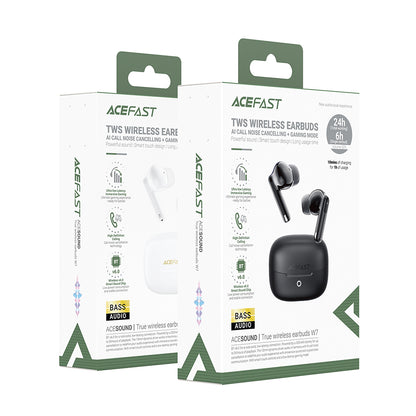 Handsfree Bluetooth Acefast W7, TWS, Zwart