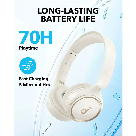 Handsfree Bluetooth Anker SoundCore H30i, Multipoint, A2DP, Wit A3012G21