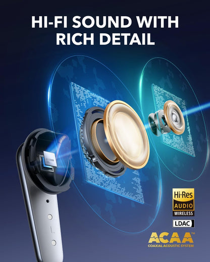 Handsfree Bluetooth Anker Soundcore Liberty 4 Pro, TWS, ANC, Weiß A3954G21