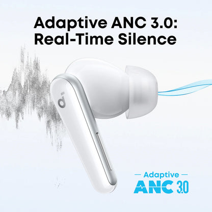 Écouteurs Bluetooth Anker SoundCore Liberty 5, TWS, ANC, Blanc A3957G21