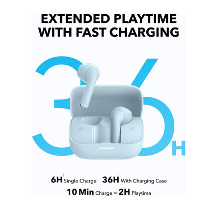 Handsfree Bluetooth Anker SoundCore K20i, TWS, Blauw A3994G31