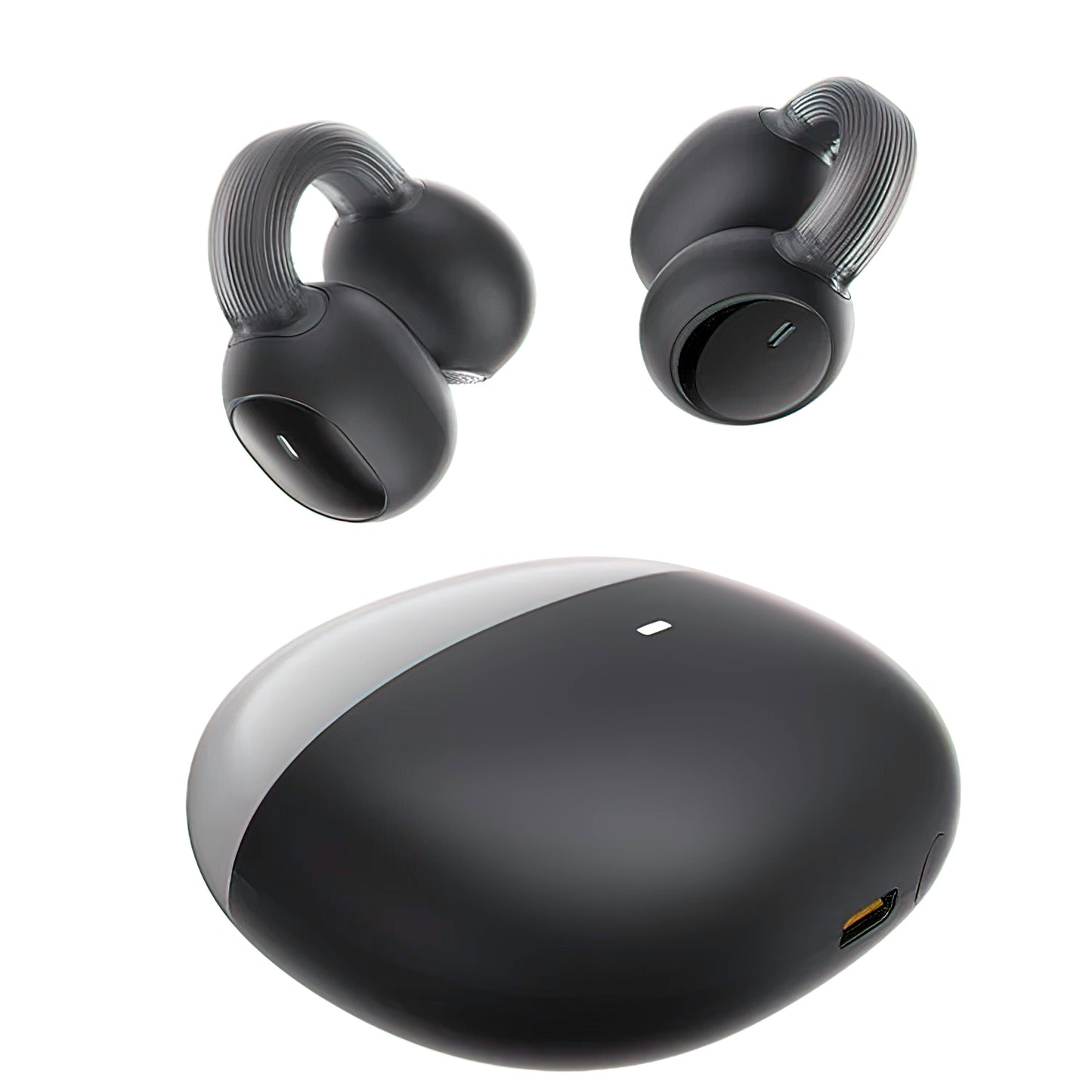 Kit mains libres Bluetooth Baseus AirGo 1 Ring, TWS, Noir A00069201113-00