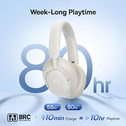 Handsfree Bluetooth Baseus Bass BH1 NC, MultiPoint, A2DP, ANC, Weiß A0203702