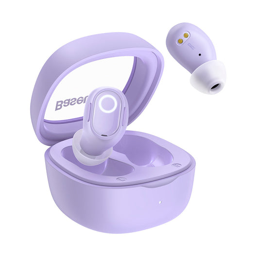 Handsfree Bluetooth Baseus Bowie WM02, TWS, Paars NGTW370205