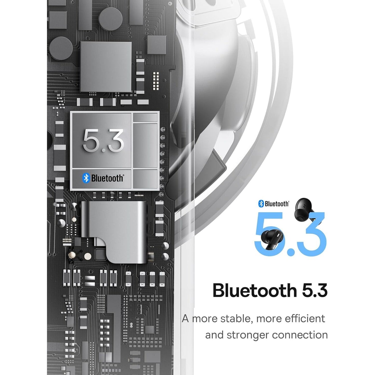 Écouteurs Bluetooth mains libres Baseus Bowie E20, TWS, Noir