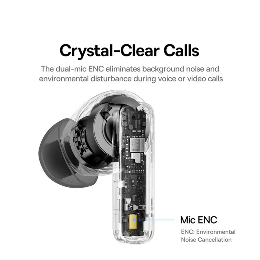 Handsfree Bluetooth Baseus Bowie E19, TWS, Zwart A00069600113-00