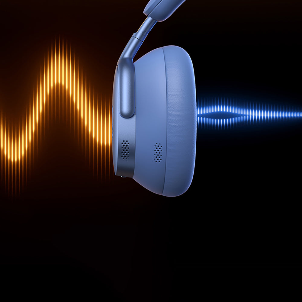 Handsfree Bluetooth Baseus Inspire XH1 Sound by Bose, A2DP, ANC, Blauw A0203601